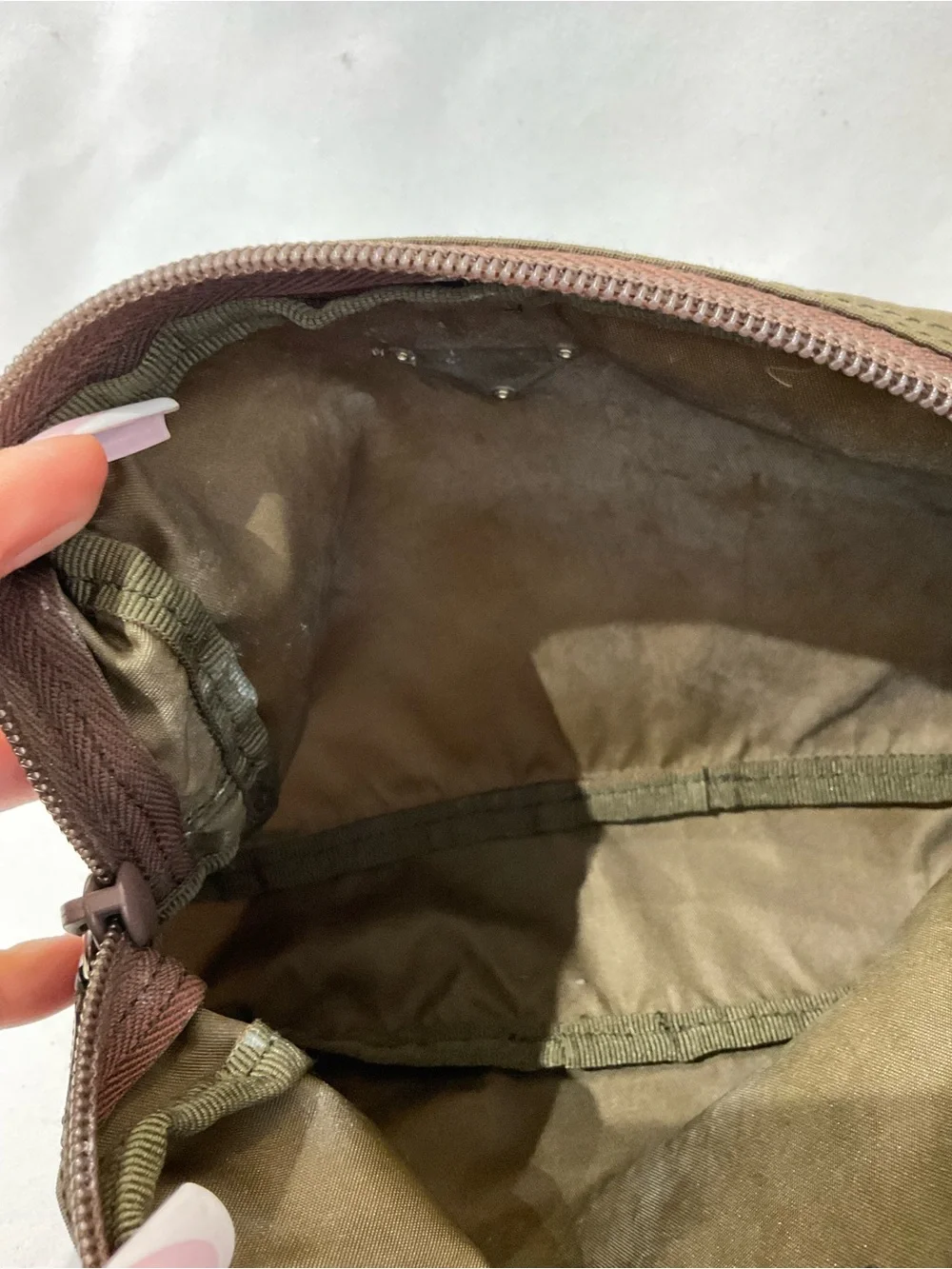 Prada olive colored